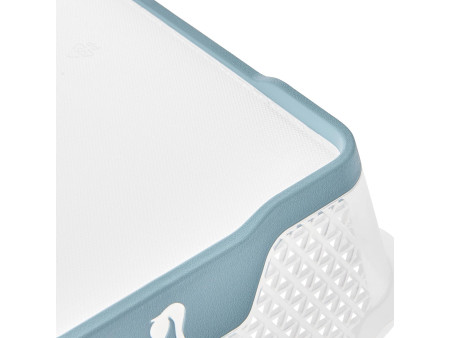 keeeper Corbeille de rangement 'jonas', A5, PP, nordic-blue