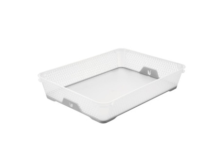 keeeper Corbeille de rangement 'jonas', A5, PP, nordic-grey