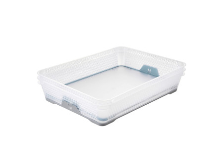 keeeper Corbeille de rangement 'jonas', A5, PP, nordic-grey