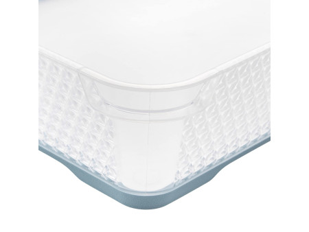 keeeper Corbeille de rangement 'jonas', A5, PP, nordic-blue