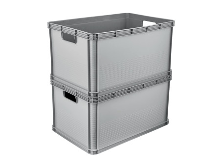 keeeper Caisse de rangement 'robert', 64 litres, nordic-grey