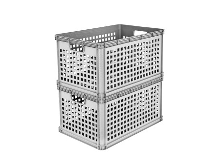 keeeper Corbeille de rangement 'robert', nordic-grey