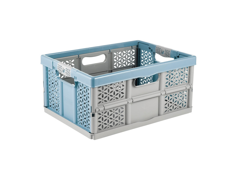 keeeper Caisse de rangement pliante 'lea', 32 L, nordic-blue