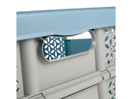 keeeper Caisse de rangement pliante 'lea', 32 L, nordic-blue