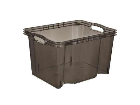 keeeper Boîte de rangement 'franz' 13,5 litres, crystal-grey
