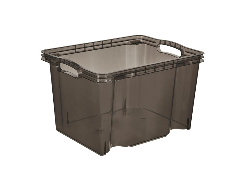 keeeper Boîte de rangement 'franz' 13,5 litres, crystal-grey
