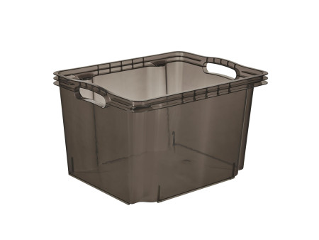 keeeper Boîte de rangement 'franz' 13,5 litres, crystal-grey