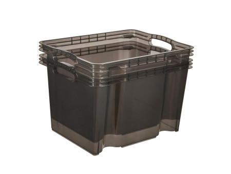 keeeper Boîte de rangement 'franz' 13,5 litres, crystal-grey