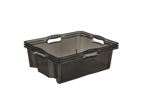keeeper Boîte de rangement 'franz', 16 litres, crystal-grey