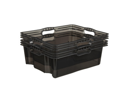 keeeper Boîte de rangement 'franz', 16 litres, crystal-grey