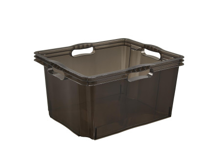 keeeper Boîte de rangement 'franz', 24 litres, crystal-grey