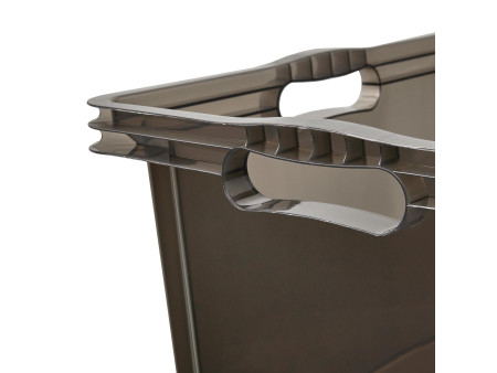 keeeper Boîte de rangement 'franz', 24 litres, crystal-grey