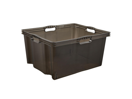 keeeper Boîte de rangement 'franz', 44 litres, crystal-grey