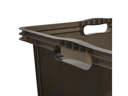 keeeper Boîte de rangement 'franz', 44 litres, crystal-grey