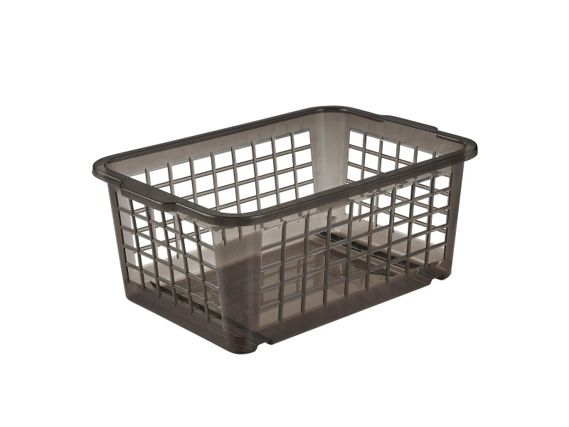 keeeper Corbeille de rangement 'fred', gris transparent
