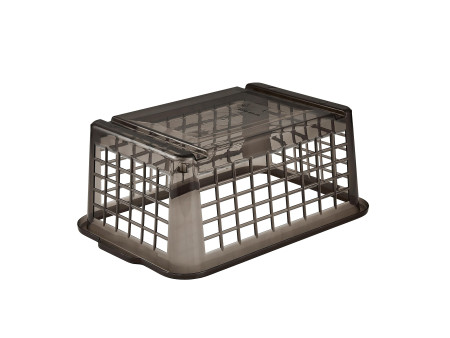 keeeper Corbeille de rangement 'fred', gris transparent