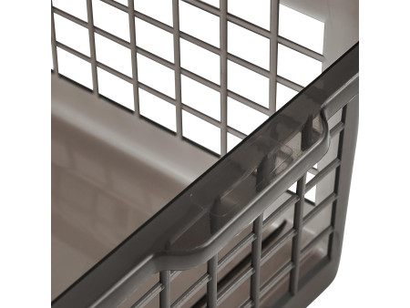 keeeper Corbeille de rangement 'fred', gris transparent