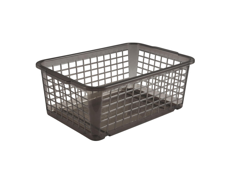 keeeper Corbeille de rangement 'fred', gris transparent