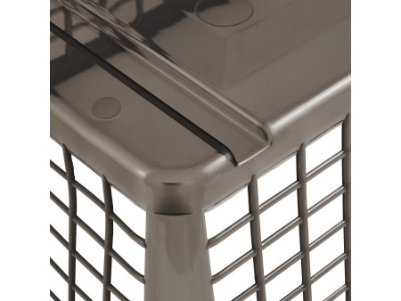 keeeper Corbeille de rangement 'fred', gris transparent