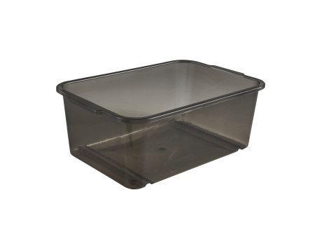 keeeper Bac de rangement 'wilma', gris transparent
