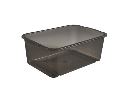 keeeper Bac de rangement 'wilma', gris transparent
