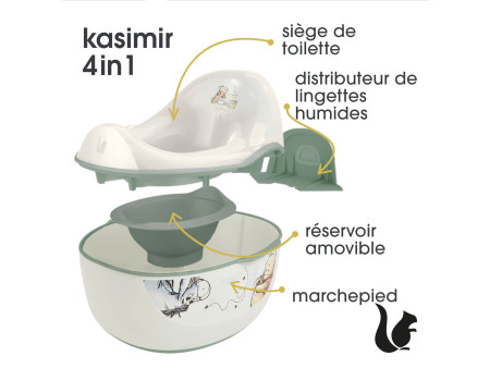 keeeper Pot pour bébé kasimir 'winnie' 4en1, blanc