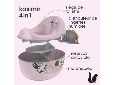 keeeper Pot pour bébé kasimir 'minnie' 4en1, nordic-pink
