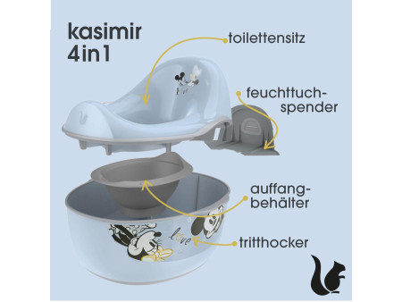 keeeper Pot pour bébé kasimir 'mickey' 4en1, nordic-blue