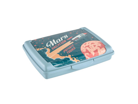 keeeper Boîte à goûter carla mini 'Space Tour', nordic blue