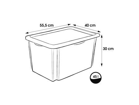 keeeper Boîte de rangement karolina 'Winnie', 45 litres