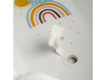 keeeper kids Baignoire 'maria Rainbow', avec bonde, blanc