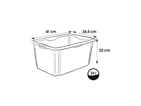 keeeper Boîte de rangement 'emil', 24 litres, nordic-blue