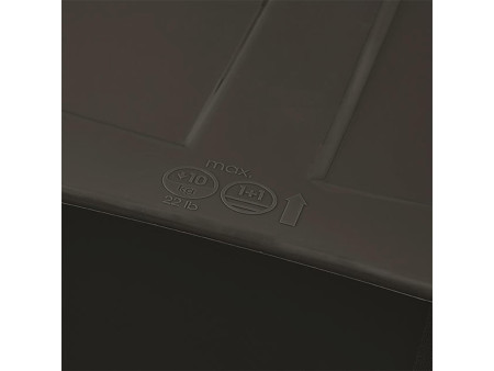 keeeper Boîte de rangement 'emil eco', 15 litres, graphite