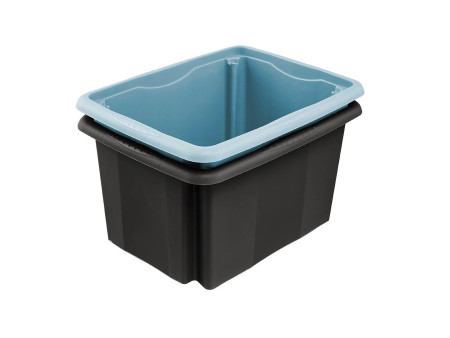 keeeper Boîte de rangement 'emil eco', 15 litres, graphite