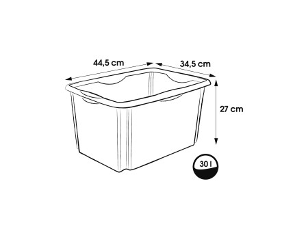 keeeper Boîte de rangement 'emil', 30 litres, nordic-red