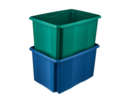 keeeper Boîte de rangement 'emil', 45 litres, eco-blue