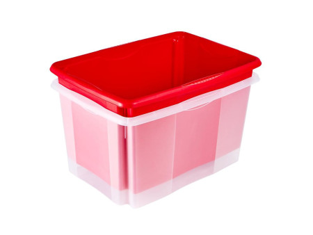 keeeper Boîte de rangement 'emil', 45 litres, transparent