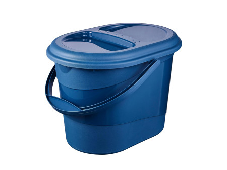 keeeper Seau à déchets bio 'elsa eco', 13 litres, eco-blue