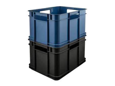 keeeper Caisse de rangement Euro-Box M 'bruno eco', graphite