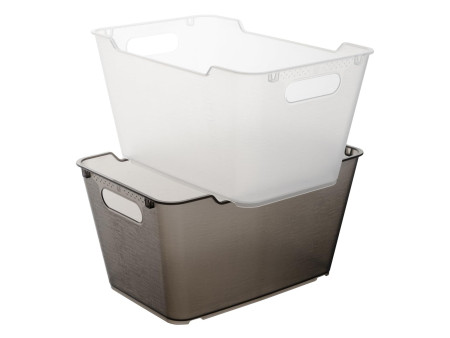 keeeper Boîte de rangement 'lotta', 6,0 litres, crystal-grey