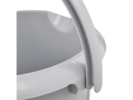 keeeper Seau 'mika eco', rond, 5 litres, stone grey