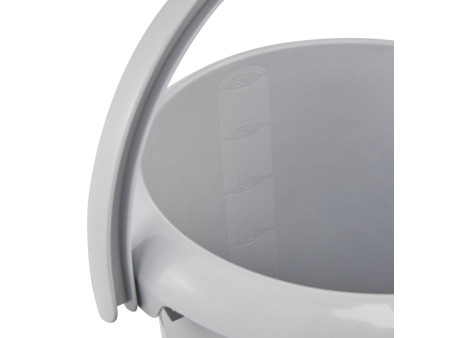 keeeper Seau 'mika eco', rond, 5 litres, stone grey