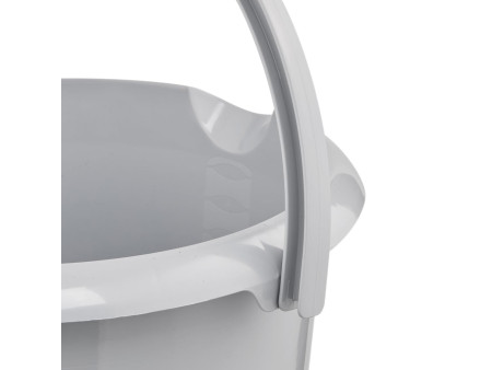 keeeper Seau 'mika eco', rond, 10 litres, stone grey