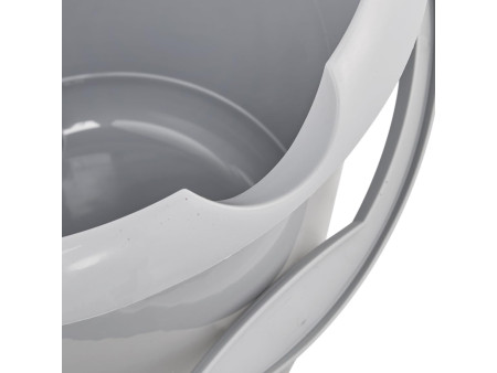 keeeper Seau 'mika eco', rond, 10 litres, stone grey