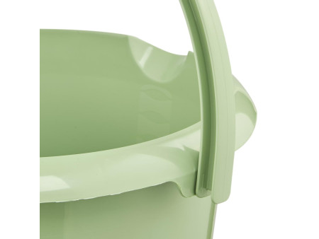 keeeper Seau 'mika eco', rond, 10 litres, grass green