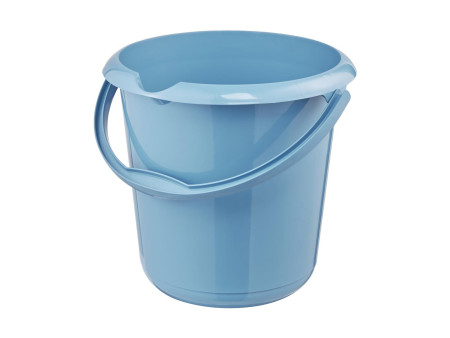 keeeper Seau 'mika eco', rond, 10 litres, sky blue