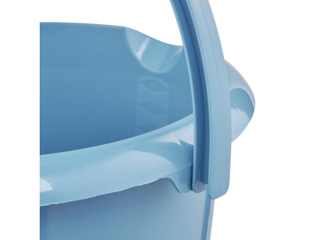 keeeper Seau 'mika eco', rond, 10 litres, sky blue