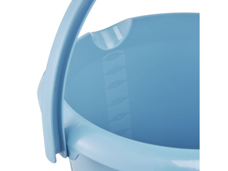 keeeper Seau 'mika eco', rond, 10 litres, sky blue