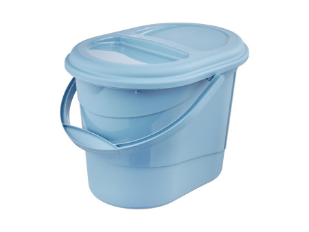 keeeper Seau à déchets bio 'elsa eco', 13 litres, sky blue