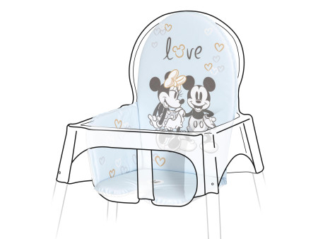keeeper kids Coussin pour chaise haute de bébé 'lena mickey'